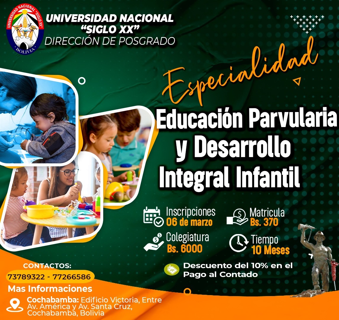 Educación parvularia y
 desarrollo integral infantil
